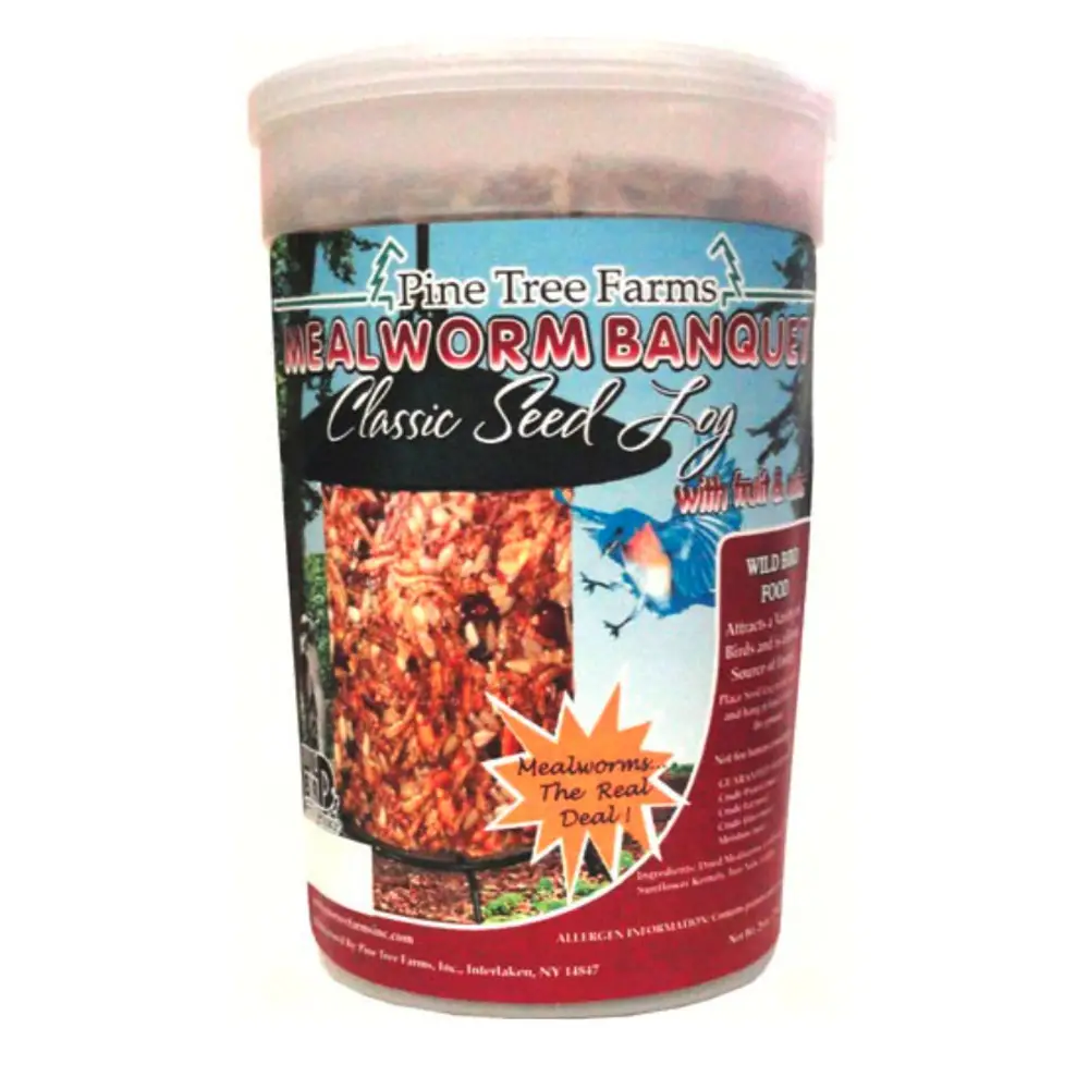 Mealworm Banquet Classic Seed Log 28 oz