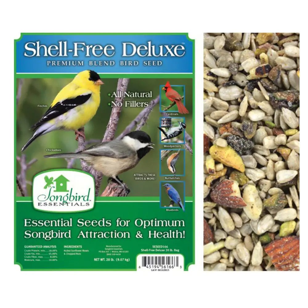 Shell Free Deluxe 5lb USA Premium Wild Bird Seed