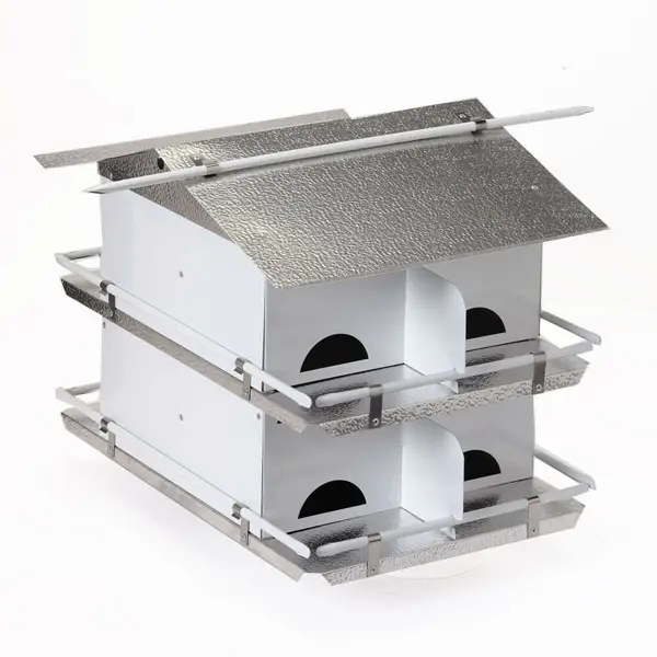 Purple Martin House 2 Floor / 8 Room with Starling Resistant Holes