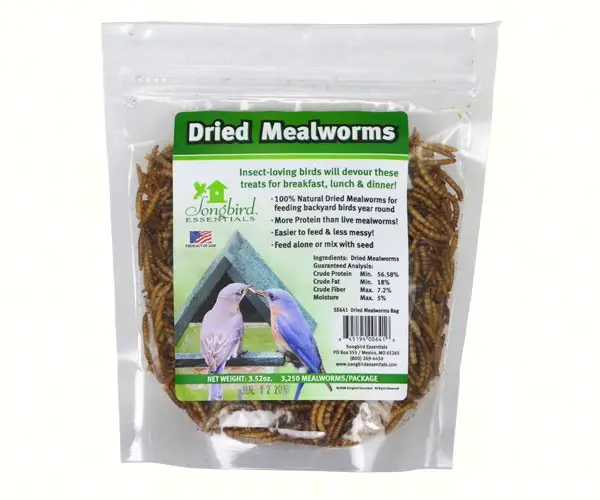 4 pack Dried Mealworms to Go